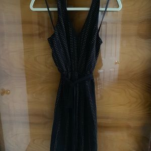 Black with gold details Bebe dress